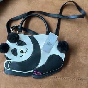 Betsy Johnson Panda Crossbody Purse New with Tags OS